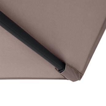 Parasol ogrodowy z podstawą Solid (pokrowiec w zestawie) Lounge Taupe 14