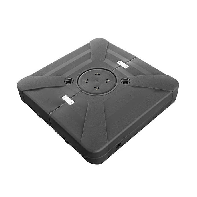 Parasol ogrodowy z podstawą Solid (pokrowiec w zestawie) Lounge Light Grey 17