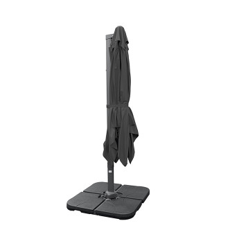 Parasol ogrodowy z podstawą (pokrowiec w zestawie) Lounge Antracytowy 11