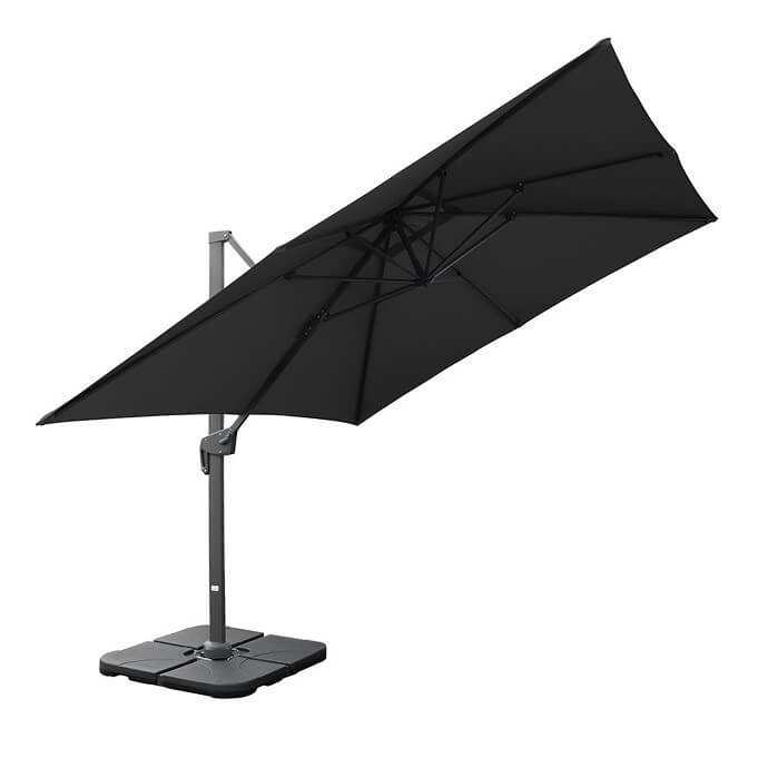Parasol ogrodowy z podstawą (pokrowiec w zestawie) Lounge Antracytowy 13