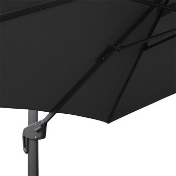 Parasol ogrodowy z podstawą (pokrowiec w zestawie) Lounge Antracytowy 7