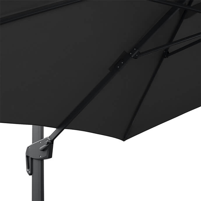 Parasol ogrodowy z podstawą (pokrowiec w zestawie) Lounge Antracytowy 7