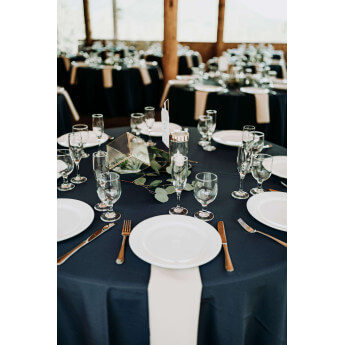 Obrus okrągły Restly czarny D150 5