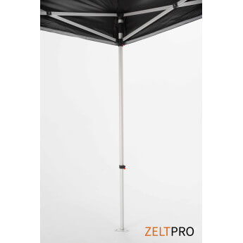 Namiot handlowy - ekspresowy, aluminiowy, 4x8 czarny Zeltpro TITAN 9