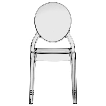 Krzesło bankietowe - weselne transparentne Queen (ghost) 3