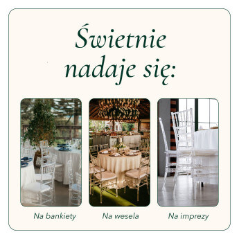 Krzesło bankietowe - weselne Chiavari 6