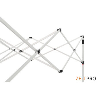 Namiot handlowy - ekspresowy, aluminiowy, 3x6 czarny Zeltpro TITAN 14