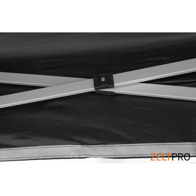 Namiot handlowy - ekspresowy, aluminiowy, 3x6 czarny Zeltpro TITAN 19