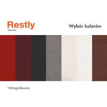 Obrus prostokątny Restly czarny 150x150 5