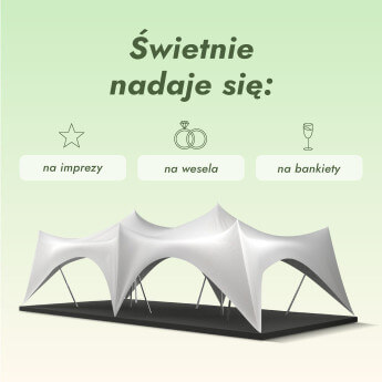 Pawilon strech Crown 148 m2 9