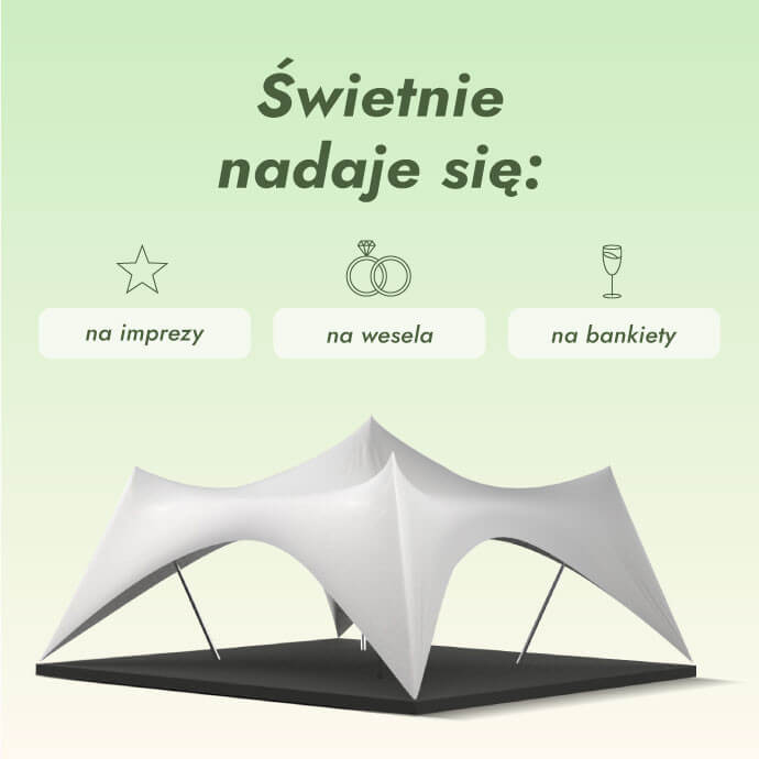 Pawilon strech Crown 72 m2 8