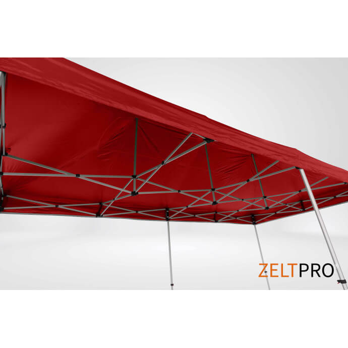 Namiot handlowy - ekspresowy, aluminiowy, 3x6 czerwony Zeltpro TITAN 6
