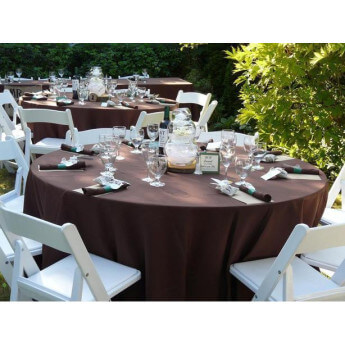 Obrus okrągły Restly brązowy D220 3