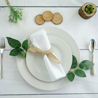 Serwetki materiałowe białe 40x40 (200 szt.) 2