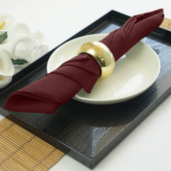 Serwetki materiałowe bordowe 40x40 (20 szt.) 3