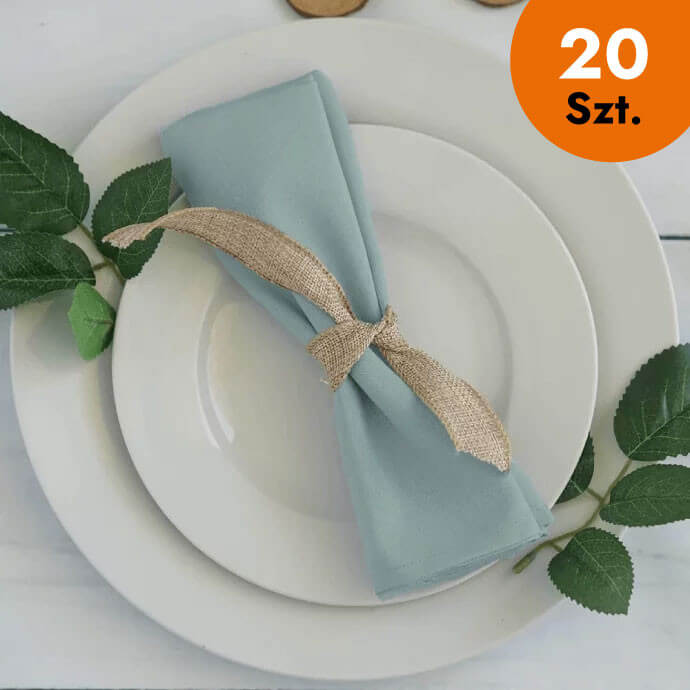 Serwetki materiałowe błękitne 40x40 (20 szt.) 1