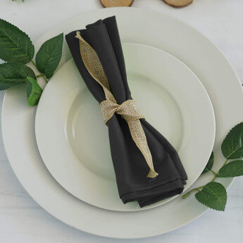 Serwetki materiałowe czarne 40x40 (20 szt.) 2