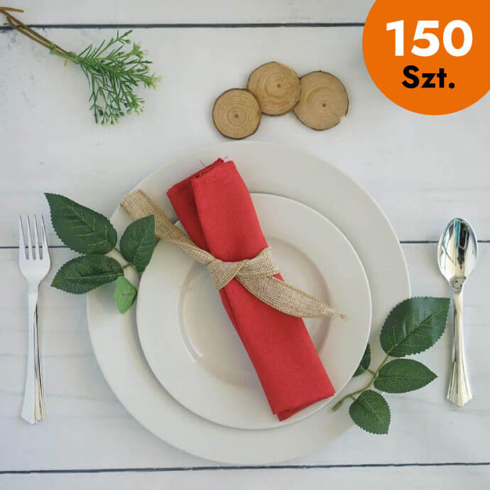 Serwetki materiałowe czerwone 40x40 (150 szt.) 1