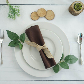 Serwetki materiałowe brązowe 40x40 (150 szt.) 2