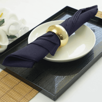 Serwetki materiałowe granatowe 40x40 (100 szt.) 3