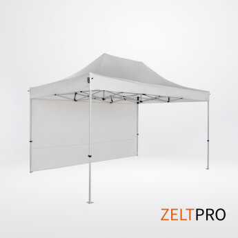 Namiot handlowy - ekspresowy, aluminiowy, 3x4,5 biały Zeltpro TITAN 3