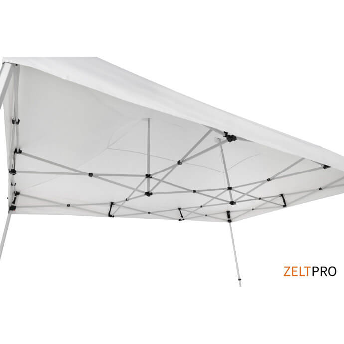 Namiot handlowy - ekspresowy, aluminiowy, 3x4,5 biały Zeltpro TITAN 7