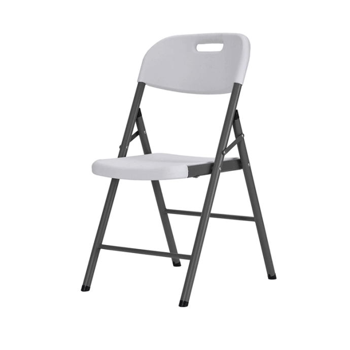 Krzesło składane cateringowe Premium białe (12 szt.) 2