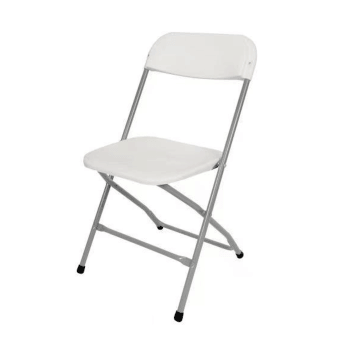 Krzesło składane Europa białe (6 szt.) 2