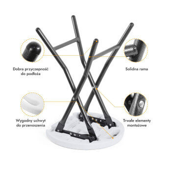 Składany taboret (2 szt.) 4