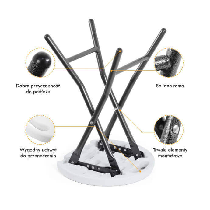 Składany taboret (4 szt.) 4