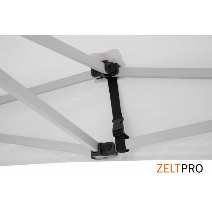 Namiot handlowy - ekspresowy, aluminiowy, 3x4,5 biały Zeltpro TITAN 15