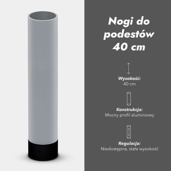 Nogi do podestów 40 cm 5