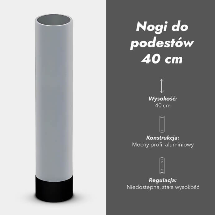 Nogi do podestów 40 cm 5