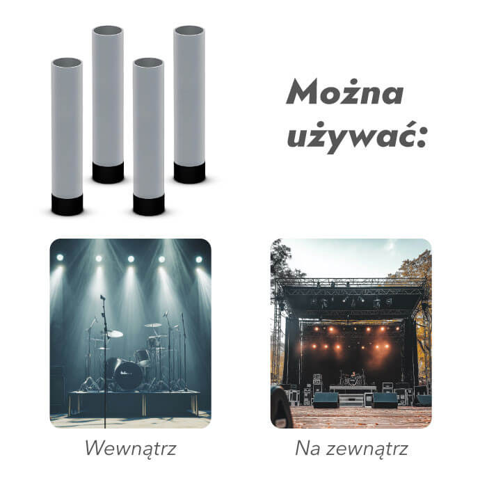 Nogi do podestów 40 cm 6