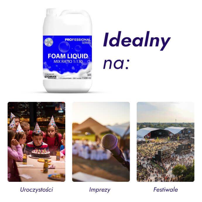 Koncentrat do wytwornicy piany STOMAN (1.5L) (1 pojemnik) 3