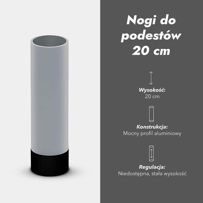 Nogi do podestów 20 cm zestaw (4 szt.) 3