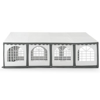 Namiot imprezowy 4x8 PVC, biały-szary 2