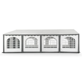 Namiot imprezowy 5x8 PVC, biały-szary 2