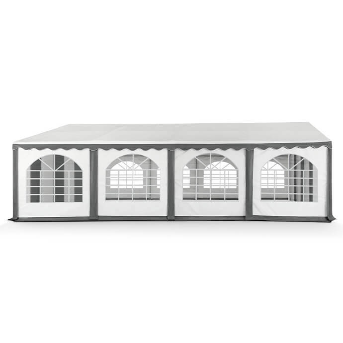 Namiot imprezowy 5x8 PVC, biały-szary 2