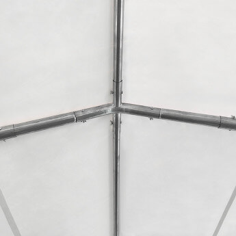 Namiot imprezowy 5x8 PVC, biały-szary 6