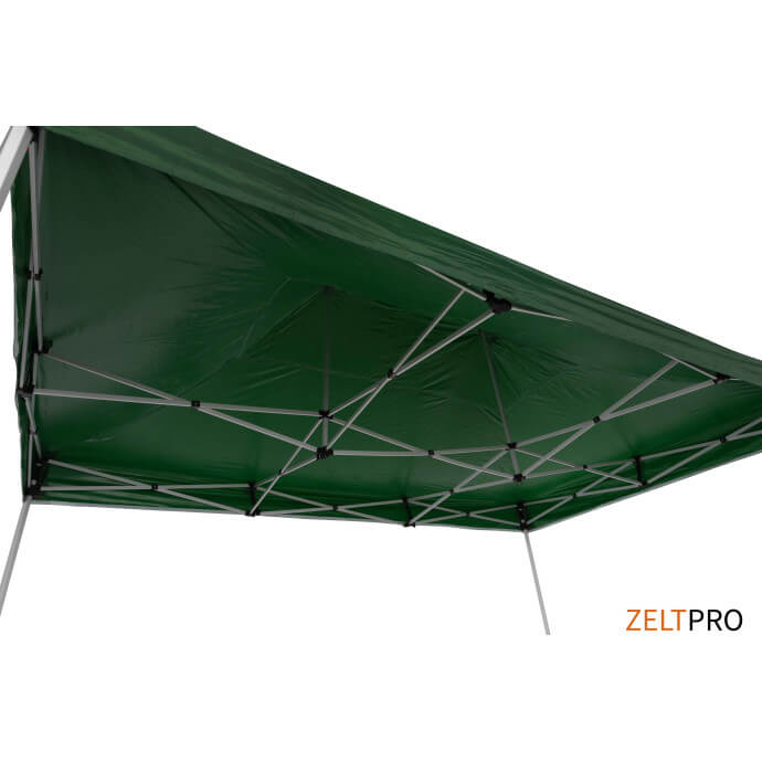 Namiot handlowy - ekspresowy, aluminiowy, 3x4,5 zielony Zeltpro TITAN 13