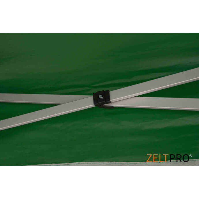 Namiot handlowy - ekspresowy, aluminiowy, 3x4,5 zielony Zeltpro TITAN 16