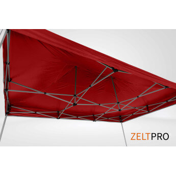 Namiot handlowy - ekspresowy, aluminiowy, 3x4,5 czerwony Zeltpro TITAN 5