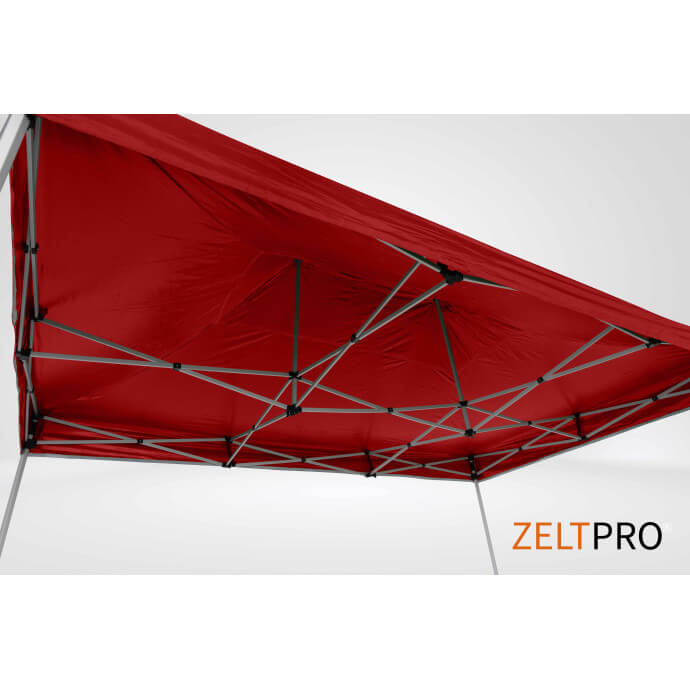 Namiot handlowy - ekspresowy, aluminiowy, 3x4,5 czerwony Zeltpro TITAN 5
