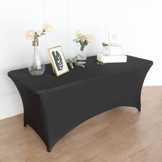 Pokrowiec na stół cateringowy, prostokątny Restly czarny 120x60x74 (5szt.) 3