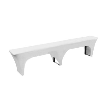 Pokrowiec na ławkę Restly biały 240x28x43 (5szt.) 2