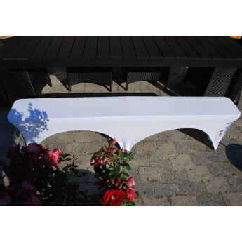 Pokrowiec na ławkę Restly biały 180x28x43 (5 szt.) 3