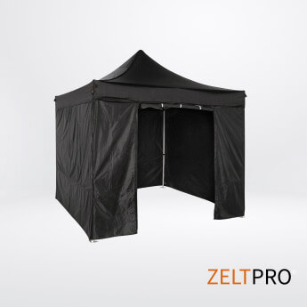 Dachy i ściany do namiotów 2x2 Czarny Zeltpro PROFRAME 3