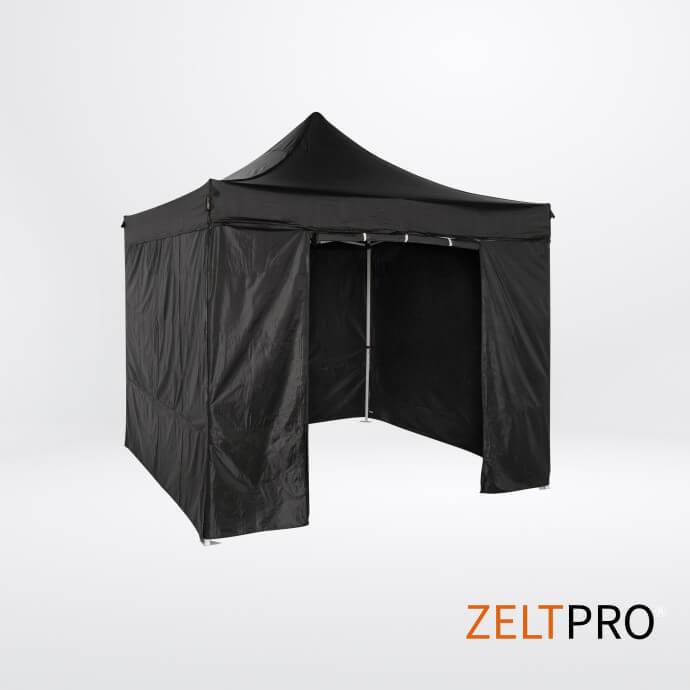 Dachy i ściany do namiotów 2x2 Czarny Zeltpro PROFRAME 3