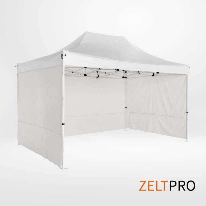 Dachy i ściany do namiotów  3x4,5 Biały Zeltpro PROFRAME 1